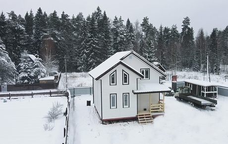 Труба водосточная 3 м Lux, пломбир - 89